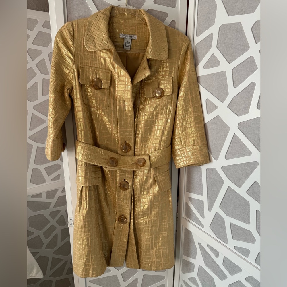 Vertigo Paris Shimmering Gold Jacket